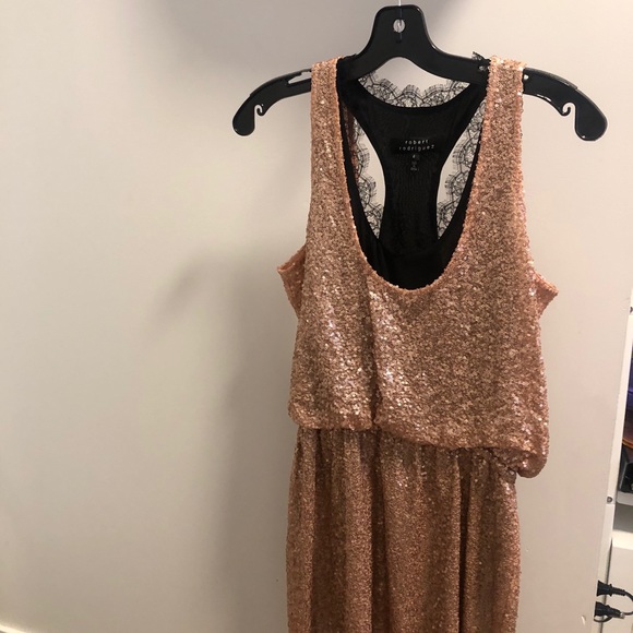 Robert Rodriguez Sequin Lace Dress - Picture 8 of 8